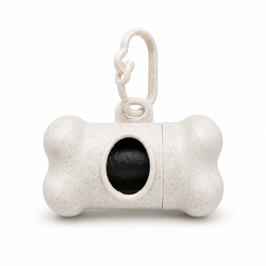 brinde de dispensador de sacos de dejetos da feel, a mostrar os sacos
